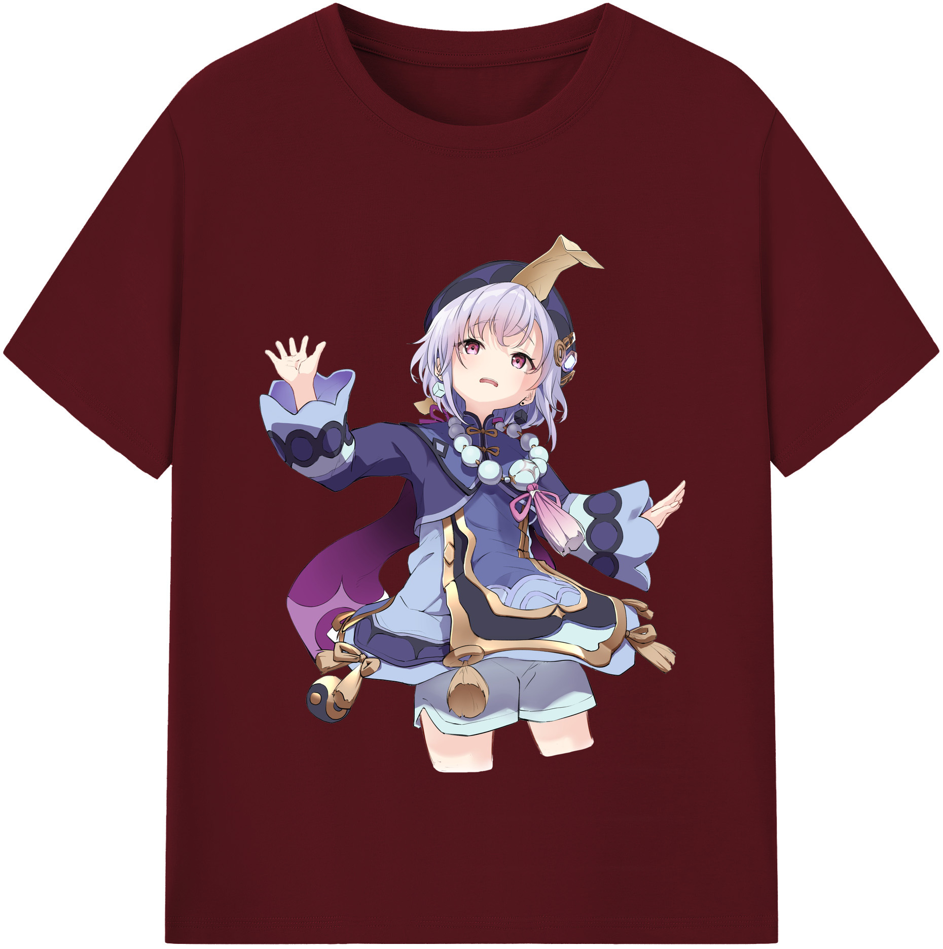 げんし神 七七 なな  genshin Nana 綿100％半袖Tシャツ（フロントプリント）